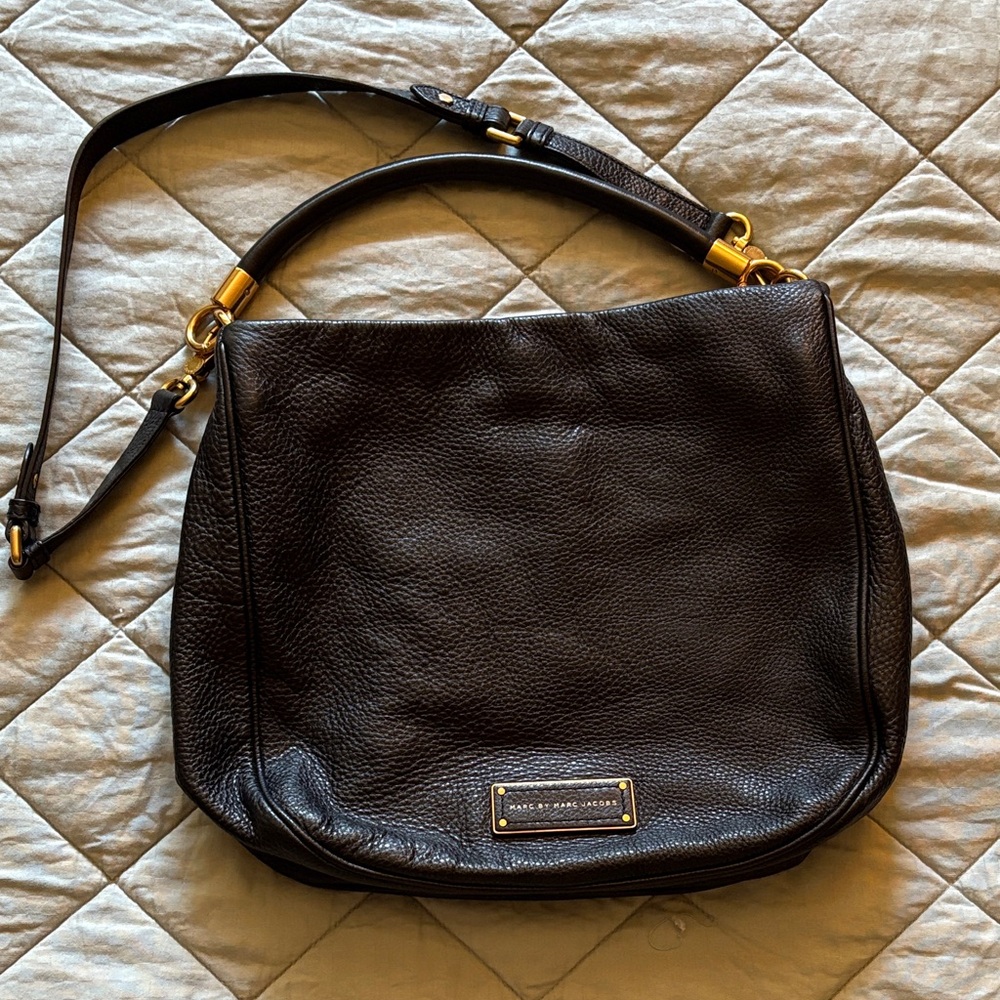Marc Jacobs Black Leather Shoulder Bag